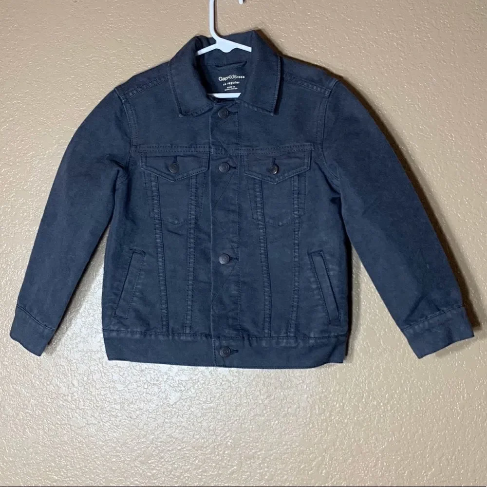 Gap boys black jean jacket‎